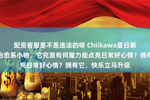 配资客服是不是违法的呀 Chiikawa夏日萌趣挂件来袭！作为治愈系小物，它究竟有何魔力能点亮日常好心情？拥有它，快乐立马升级